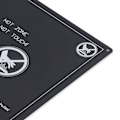 Miniatyrbild 4 av 8: 12V 1.2Ω 3D-skrivaraluminiumplatta med värmebäddskabel Uppvärmd bäddutskriftplattform för A8 A6 A2 220x220x3MM