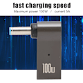Miniatyrbild 8 av 8: Mångsidig USB C till DC-adapter, 4,5x3,0 mm kontakt för exakt anslutning, aluminiumlegeringsskal med snabb värmeavledning för bärbara datorer, Universal PD