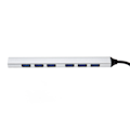 Miniatyrbild 5 av 8: Aluminium Multifunktionell Usb3.0 Hub, Portabel Ultratunn Design, 6 Usb5.0 Portar + 1 Usb3.0 Port, Kompatibilitet Säkerställer Problemfri Anslutning För