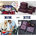 Miniatyrbild 3 av 6: 8 Set Packkuber i Olika Storlekar Packningsorganisatör för Resor