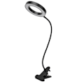 Miniatyrbild 7 av 8: LED-bordslampa USB-driven klämma skrivbordslampa 3 färger steglös dimning justerbar nattläsningslampa för sovrum