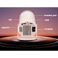 Miniatyrbild 8 av 9: LED projektor miniformat 4K HDMI Android