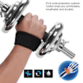 Miniatyrbild 7 av 8: Träningshandledsband, slitstark lyftrem, andningsbart bekvämt fitnessgreppband, elastisk dämpning, lätta kompakta gymtillbehör