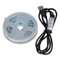 Miniatyrbild 3 av 8: RGB LED-remsor med tryckknappskontroll 5V LED-lampor med 3