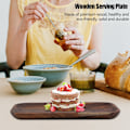 Miniatyrbild 7 av 8: Elegant Sushibricka Snacks Sallader Desserter Trä Serveringsfat
