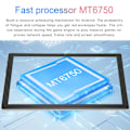 Miniatyrbild 7 av 8: 10-tums surfplatta för Android 11 6G 256G 5G WIFI Octa Core-processor Fram 1600W Bak 3200W 4G Samtalssurfplatta EU-kontakt 100–240V Silver EU-kontakt