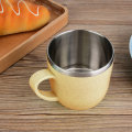 Miniatyrbild 1 av 8: Rostfritt stål vete halm kopp flaskor vatten kaffe juice mjölk