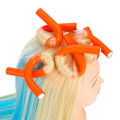 Miniatyrbild 4 av 4: TG 10-pack Böjbara Hårrullar - 3 cm - Orange