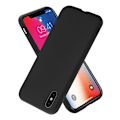 Miniatyrbild 1 av 2: Slimmat TPU Skal för iPhone X / XS - Matt Svart Design