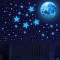 Miniatyrbild 4 av 6: Glow in the Dark Stars för tak, 440 st takstjärnor lyser