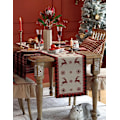 Miniatyrbild 5 av 7: Christmas Table Runner, Christmas Snowflake Elk Rustic Table