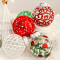 Miniatyrbild 4 av 5: 25pcs Christmas Decorations, 6cm Xmas Tree Hanging Ball Xmas