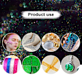 Miniatyrbild 6 av 6: Colored Sequins Nails Art, Glitters Thin Paillette Flakes