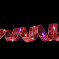 Miniatyrbild 3 av 5: Christmas Lights, RED Mesh Double Layer Lights with Xmas Tree
