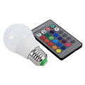 Miniatyrbild 3 av 3: 16-färgad LED RGB-färgväxlingslampa med fjärrkontroll 85V-265V