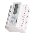 Miniatyrbild 4 av 8: 3-fas 4-ledare Energimätare 7-siffrig LCD-display Spänningseffektström Voltmeter Amperemeter Monitor 3x220V 380V