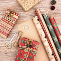 Miniatyrbild 5 av 7: 1 set Christmas Gift Wrapping Paper, Folded Paper, with