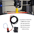 Miniatyrbild 7 av 8: 3D-skrivar Hotend Uppgraderingskit Lång Distans Hot End Munstycke Uppvärmningsblock och Rörset för Ender 3