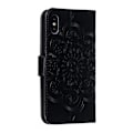 Miniatyrbild 4 av 5: iPhone X/Xs - Mandala Läder Fodral - Svart Black Svart