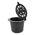 Miniatyrbild 5 av 8: 5 st/set Återanvändbara Påfyllningsbara Kaffe Kapslar Pods Filter Koppar