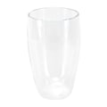 Miniatyrbild 1 av 8: 2-lagers transparent mjölk mugg cylindrisk värmebeständig kaffe