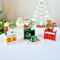 Miniatyrbild 5 av 5: Christmas Countdown Advent Calendar with Number Wooden Blocks,