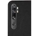 Miniatyrbild 5 av 5: Äkta Läder Book Slim Xiaomi Mi Note 10 Plånboksfodral Svart Svart