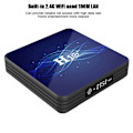 Miniatyrbild 3 av 8: H10+ Net Player Internet TV-box Dubbelfrekvens Digital Display för Android 9.0 100–240V 2+16 AU-kontakt
