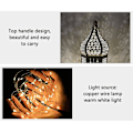 Miniatyrbild 8 av 8: Ramadan LED-smideslykta Eid vindlykta för sovrum