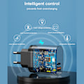 Miniatyrbild 7 av 8: Nästa generations snabbladdare, Power Delivery 30W väggadapter, överlägsna säkerhetsstandarder, infällbart kabelsystem för enkel användning, spänningsdisplay