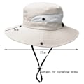 Miniatyrbild 2 av 4: Kvinnors Hästsvans Safari Solhatt, Bred Brätte UV-skydd Utomhus