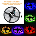 Miniatyrbild 5 av 8: 5M 12V solcellsdriven vattentät RGB LED-remsa