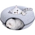 Miniatyrbild 1 av 5: Stor kattunnel säng katt lektunnel säng katt tunnel säng hållbar R