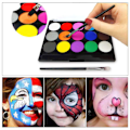 Miniatyrbild 3 av 5: Professionell 36 färger Ansiktsmålning Kit Makeup Palette