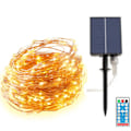 Miniatyrbild 1 av 5: Solar String Lights Outdoor,Copper Wire Solar Twinkle Lights