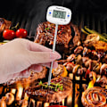 Miniatyrbild 2 av 8: LCD-mattermometer för mat, sond, kök, matlagning, grill, mjölktemperatur