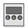 Miniatyrbild 1 av 8: LCD-digital display termometer för mat med temperatur- och tidsvisning