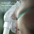 Miniatyrbild 8 av 8: Näsgrimma, mjukt material böjd nässpets för andningshjälp, bekväm passform lätt slang, universalkoppling för nebulisatorer,