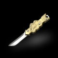 Miniatyrbild 4 av 8: Mini fickplånbok Hjärtformad design Fällbar skärare Taktisk