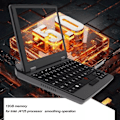 Miniatyrbild 7 av 8: 7-tums Mini Laptop Touch Screen för Intel J4125 Processor Quad Core Pocket Laptop för Windows 11 100–240V 12G+64G EU-kontakt