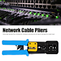 Miniatyrbild 6 av 8: Nätverkskabeltång Ratchet Ethernet Trådavskärare Kristallhuvudpressverktyg 2KT‑3764A