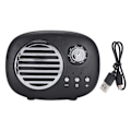Miniatyrbild 1 av 7: Bluetooth Högtalare Mini Trådlös Retro Bluetooth 5.0 Bass Högtalare med Samtalsminneskort U Disk Funktion
