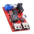 Miniatyrbild 8 av 8: Buck-modul 9V/12V/36V till 5V Justerbar Reglerad Strömförsörjningsmodul 3A för Bil Laddning