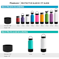 Miniatyrbild 3 av 6: Greant Dubbel Skyddande Vattenflaska Boot för Hydro Flask,