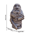 Miniatyrbild 1 av 8: Odin Thor Resin Viking Staty Konst Hantverk Prydnader för Hemmet