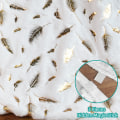 Miniatyrbild 3 av 6: Christmas Tree skirt stylish tree skirt and sequined snowflake