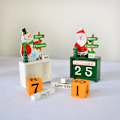 Miniatyrbild 3 av 5: Christmas Countdown Advent Calendar with Number Wooden Blocks,
