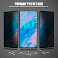 Miniatyrbild 2 av 8: Samsung Note 10 Plus Privacy FullFrame Härdat glas 0.26mm 3D 9H Transparent