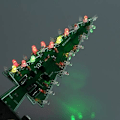 Miniatyrbild 4 av 5: LED Arbre de Noël Kit, 3D Coloré Arbre de Noël LED Circuit