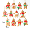 Miniatyrbild 2 av 6: Gingerbread Man Ornaments for Christmas Tree Assorted Plastic